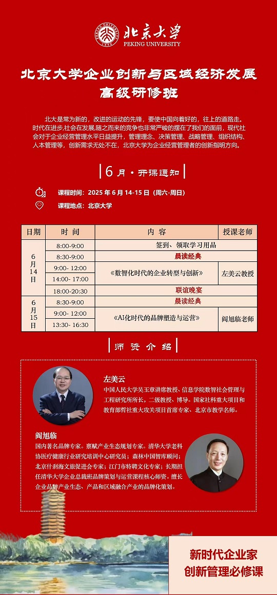 北京大學區域經濟班